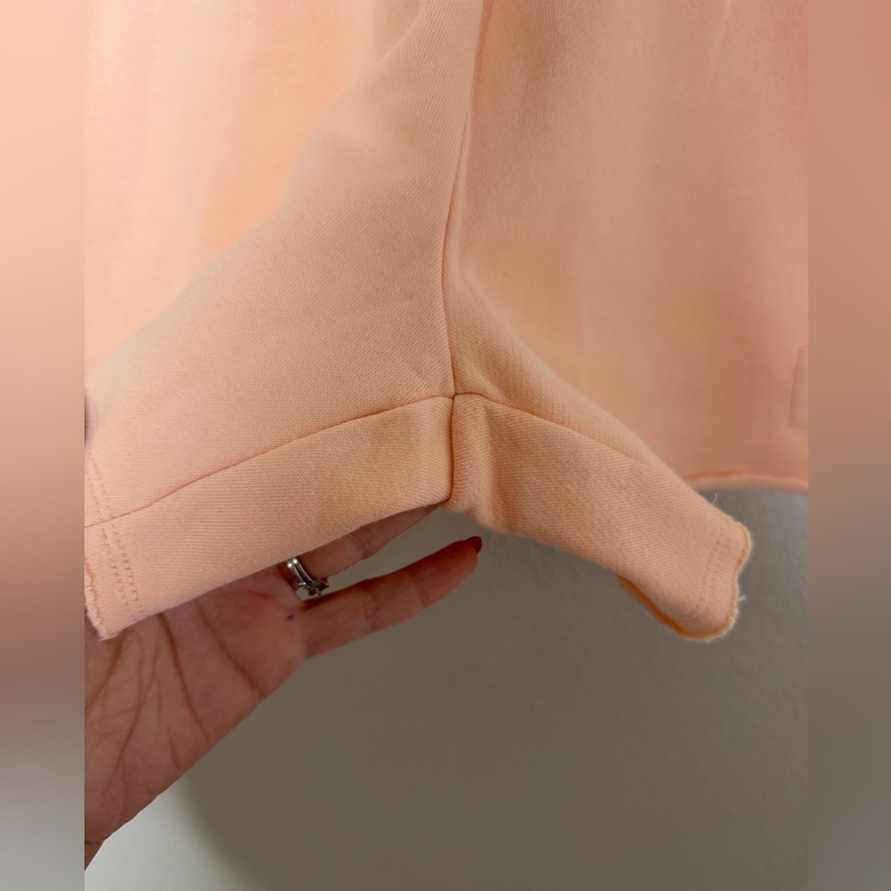 Alo Yoga Sweat Shorts Sz XXS Peach - Picture 2 of 5